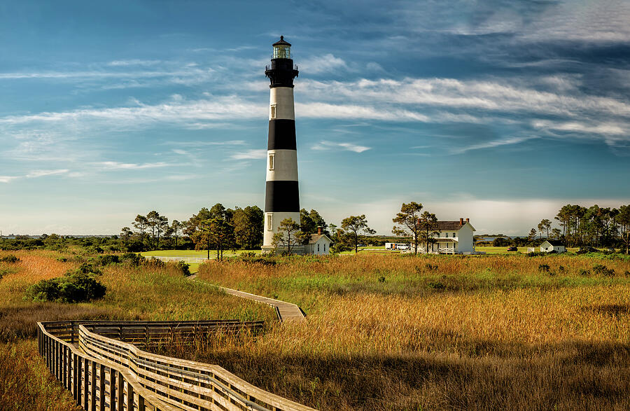 Bodie Lighthouse panorama Photograph by Jim Brown - Fine Art America