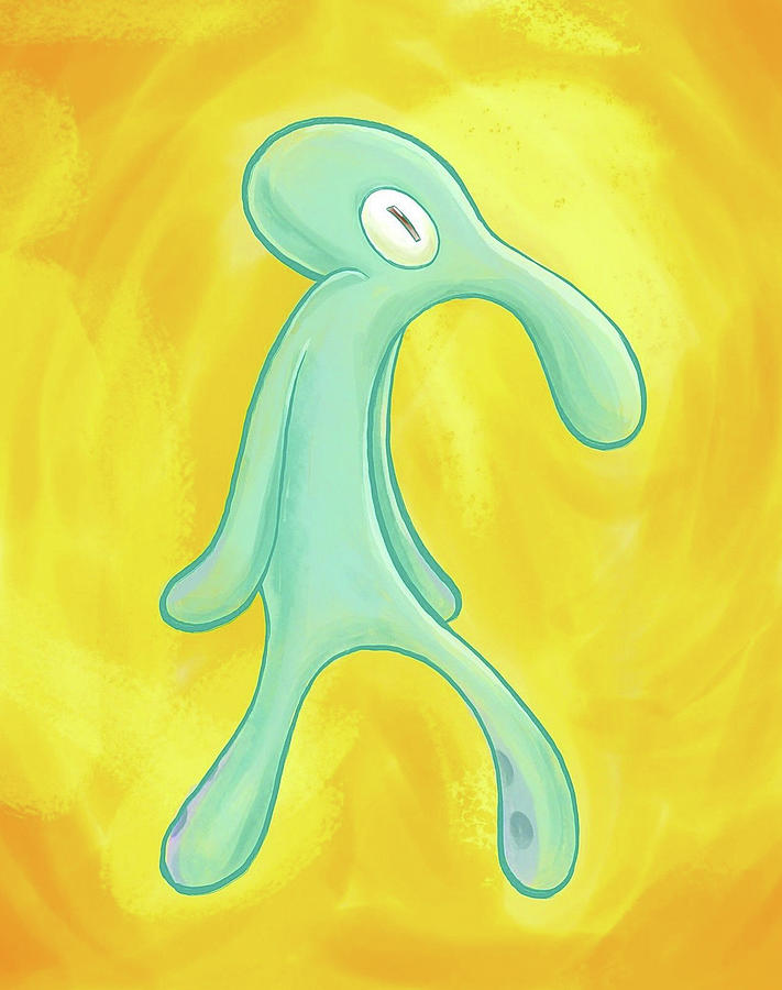 Octopus Drawing - Bold and brash  #1 by Squidward