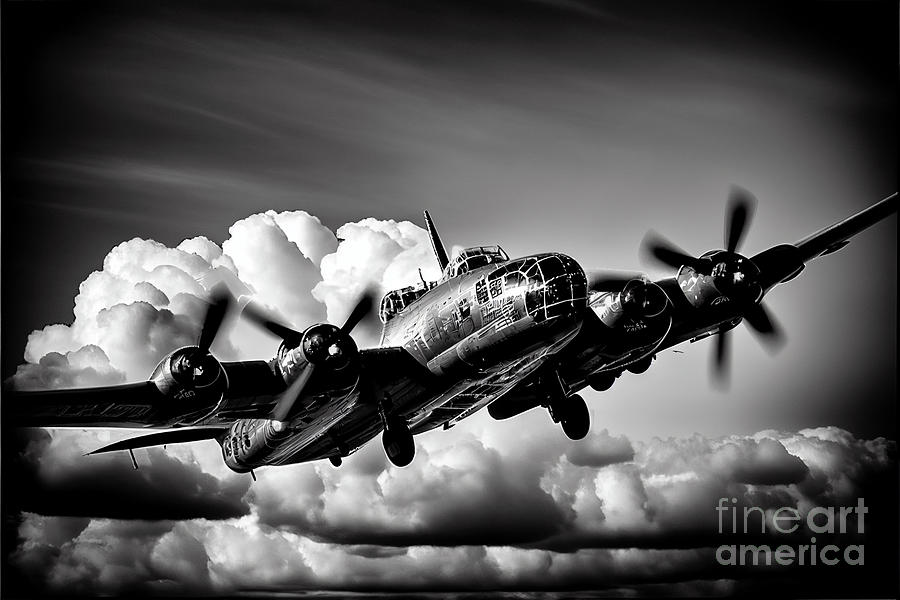 Bomber 130D #1 Digital Art by Howard Roberts