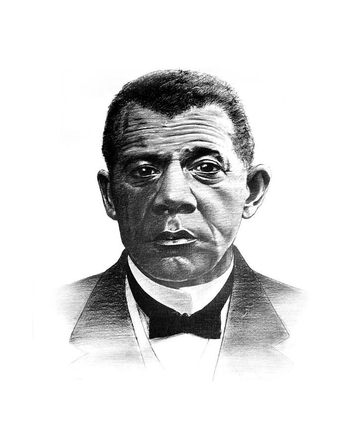 Booker T. Washington Drawing by Neal Brooks Fine Art America