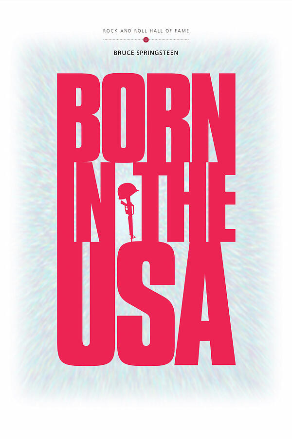 Bruce Springsteen - Born In The USA Photograph by David Davies