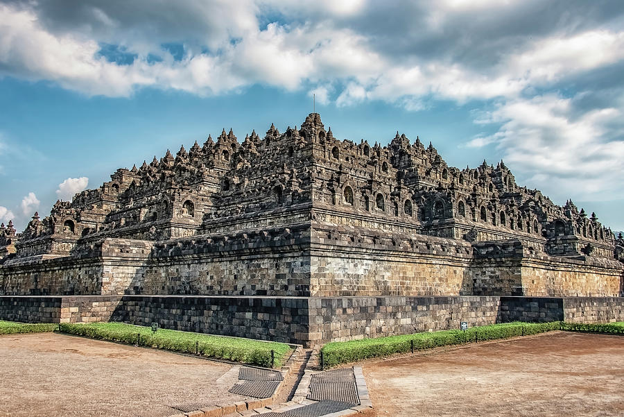Architecture Photograph - Borobudur Temple #1 by Manjik Pictures