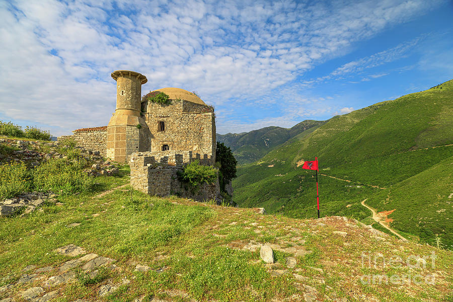 Borsh Castle in Albania #1 Digital Art by Benny Marty
