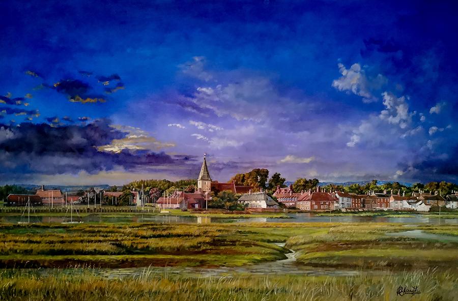 Bosham harbour, England #1 Painting by Raouf Oderuth