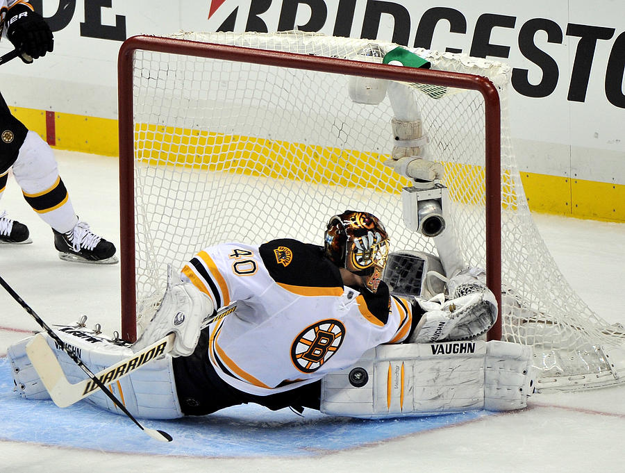 Boston Bruins v Pittsburgh Penguins - Game One #1 Photograph by Jamie Sabau