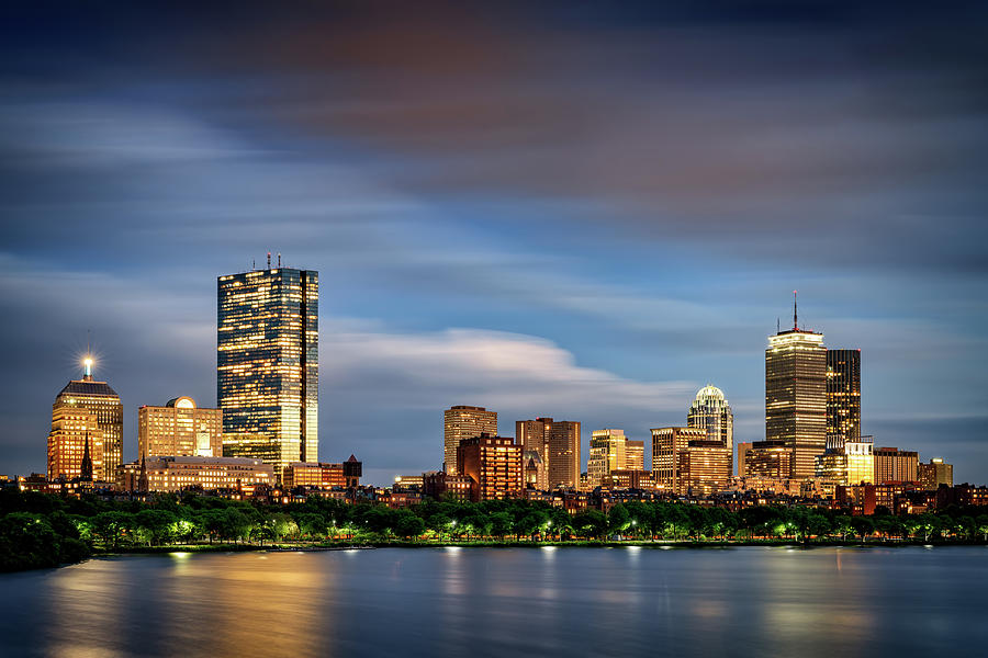 Boston Photograph - Boston Twilight #1 by Rick Berk