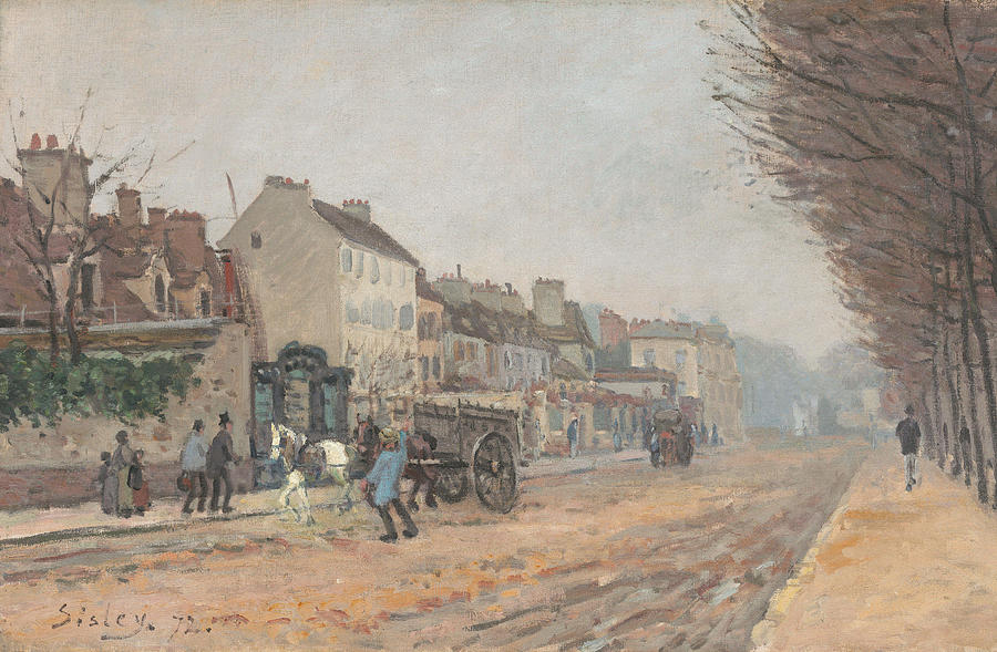 Alfred Sisley Painting - Boulevard H  lo  se  Argenteuil  #1 by Alfred Sisley