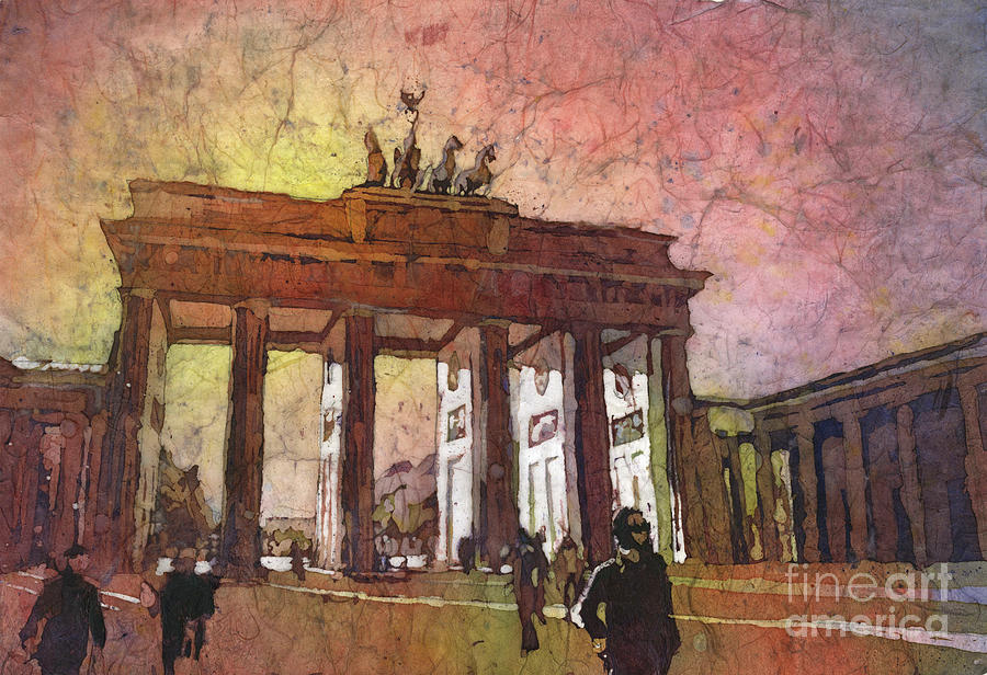 Brandenburg Gate #1 Painting by Ryan Fox