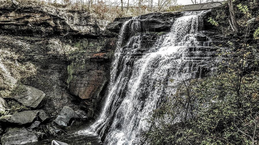 Brandywine Falls #1 Photograph by Brad Nellis