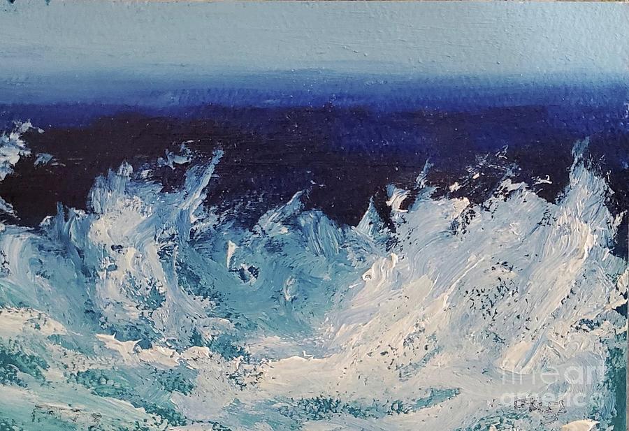 Breakers #1 Painting by Fred Wilson