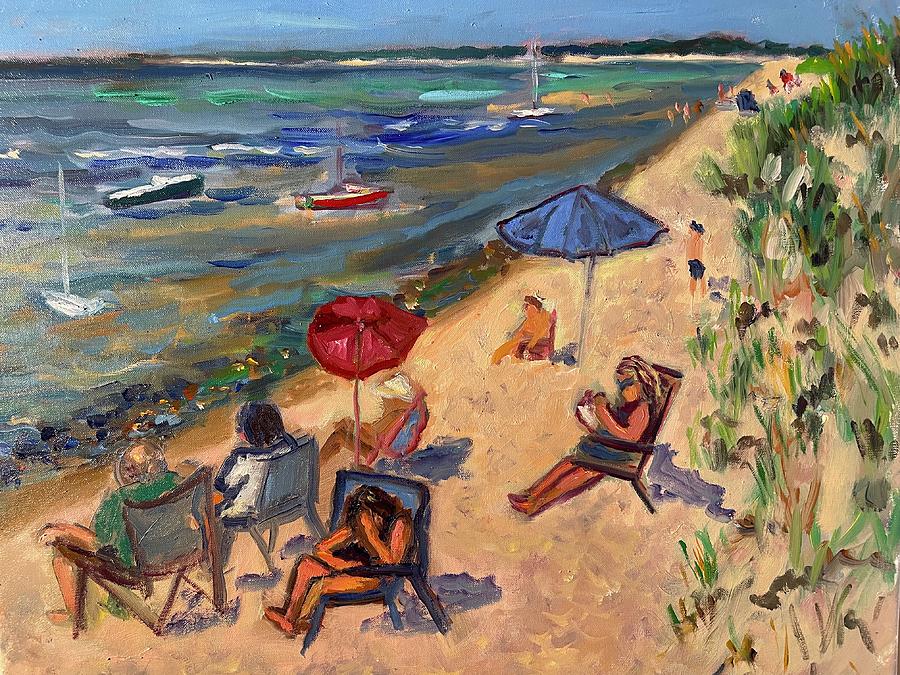 Brewster beach #1 Painting by Beth Riso