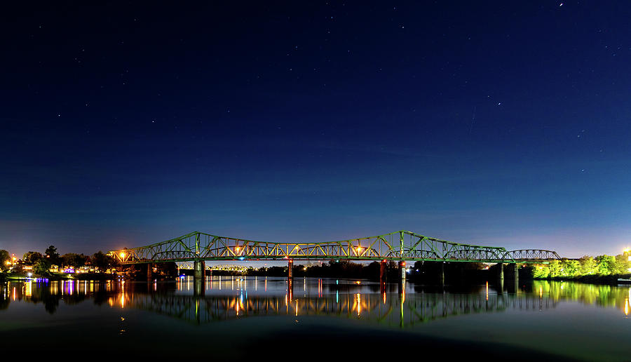 Bridge at Night #1 Photograph by Jonny D