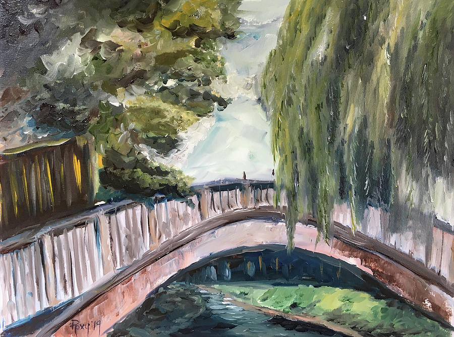 Bridge to Dorking #1 Painting by Roxy Rich