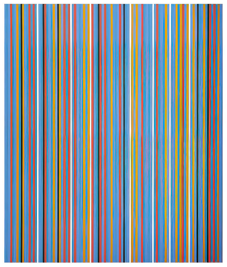 Bridget Riley's Exploration of Perception Painting by Mohamed Batni ...