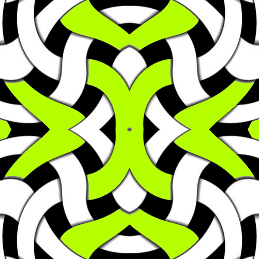 1 Bright Green Weave Digital Art by Designs By L