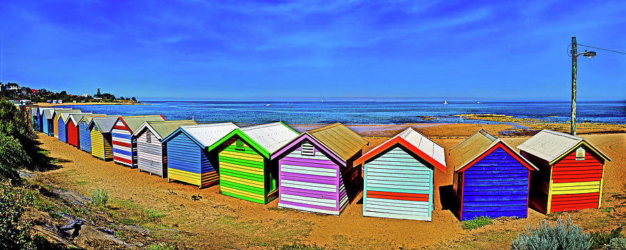 Brighton Beach Huts Photograph