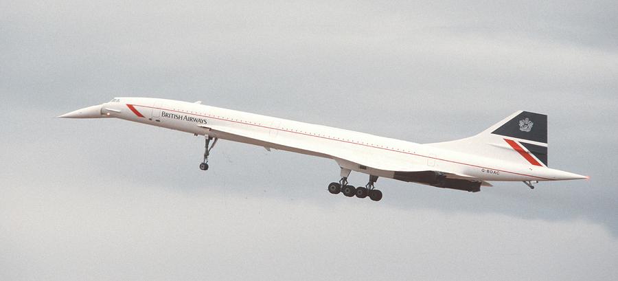 British Airways Concorde Aircraft G-BOAC #1 Photograph by Gordon James