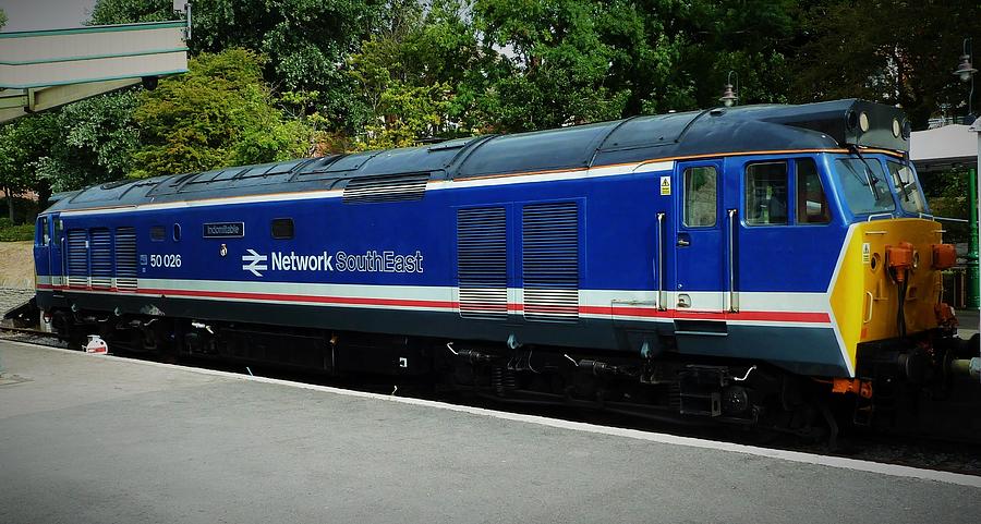 British Rail Class 50 Diesel Locomotive #1 Photograph by Gordon James