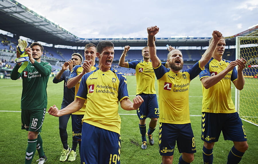 Brondby IF vs Lyngby BK - Danish Alka Superliga #1 Photograph by Lars Ronbog
