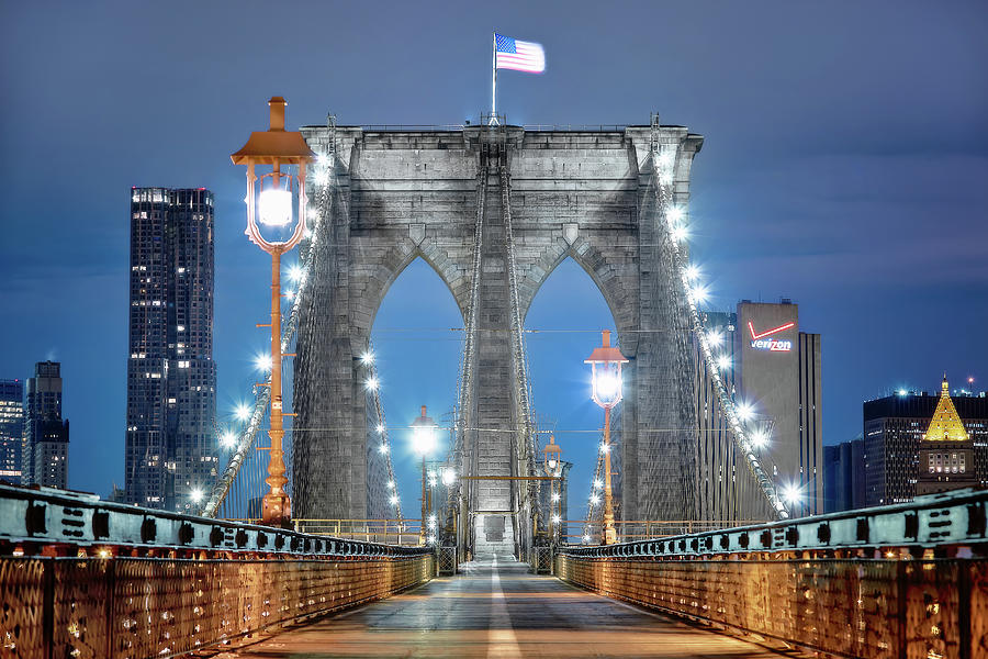 Brooklyn Bridge #1 Photograph by Eduard Moldoveanu