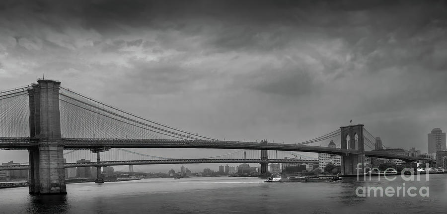 Brooklyn Bridge Photograph by John Kain