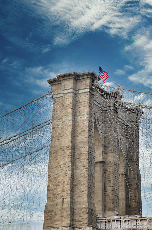 Brooklyn Bridge NYC #1 Photograph by Kelly Wade