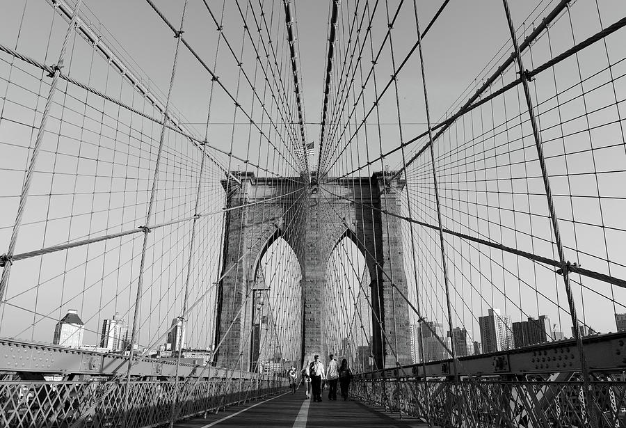 Brooklyn Bridge #1 Photograph by Yue Wang