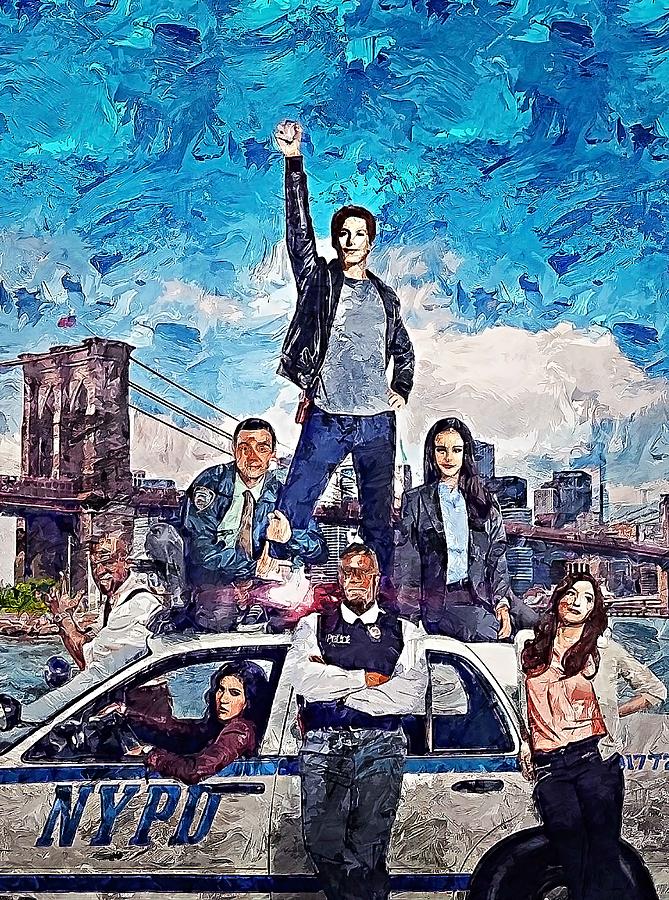 Brooklyn Nine Nine 1 Digital Art by Larry Renee