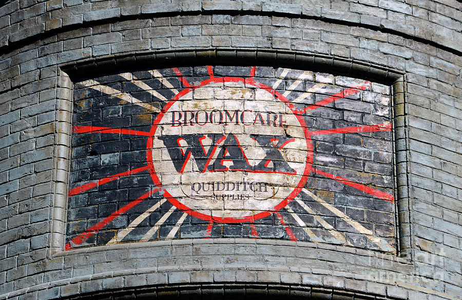 Broomcare Wax Sign Diagon Alley Photograph