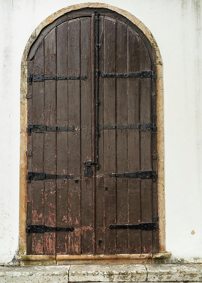 Brown Door Photograph by William Dougherty