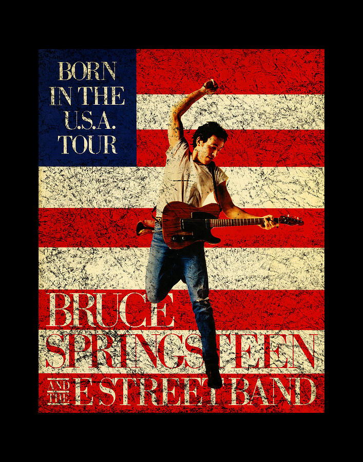 Bruce Springsteen Digital Art by Edward Talley - Fine Art America