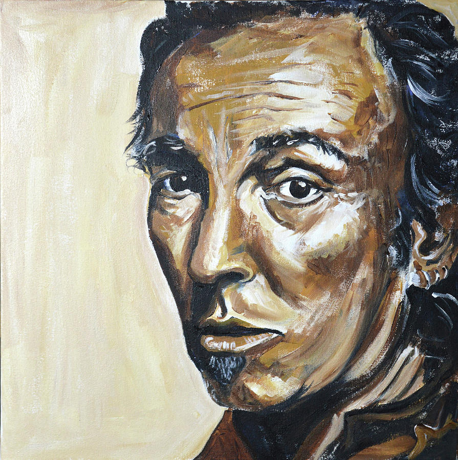Bruce Springsteen #1 Painting by Melissa O Brien
