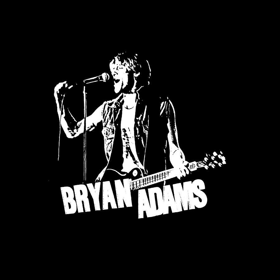 Bryan Adams guitar still life logo Painting by Bryan Adams - Fine Art ...