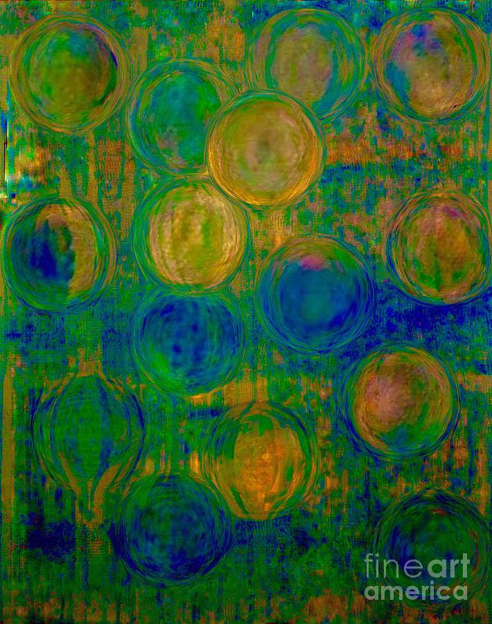 Bubblelicious 3 Painting by Catalina Walker