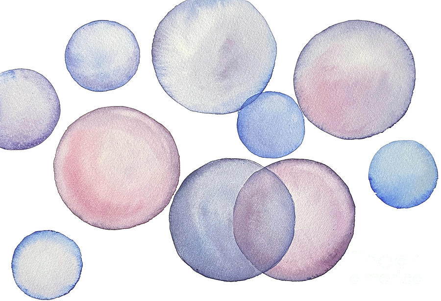 Bubbles #1 Painting by Lisa Neuman