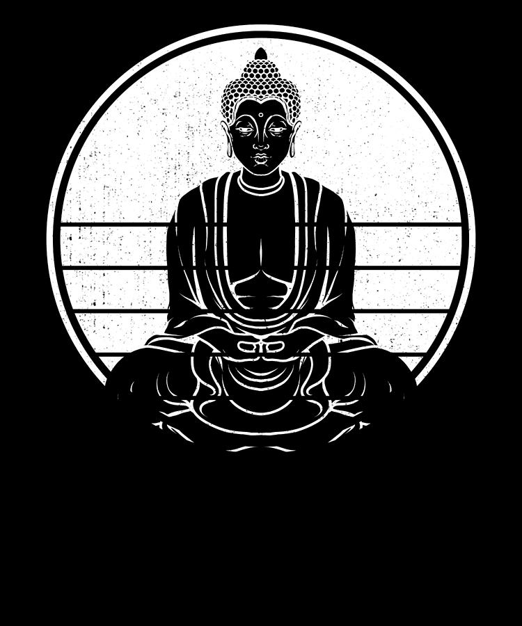 Buddha Meditate Buddhism Spiritual Buddhist Digital Art By Crazy