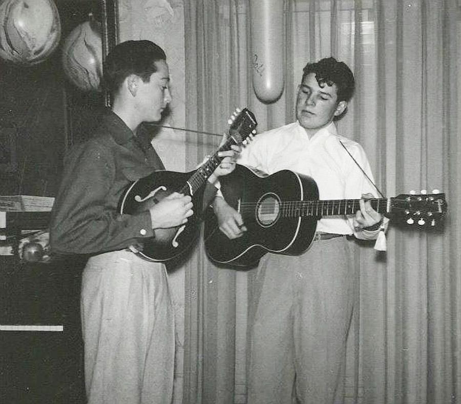 Buddy Holly Photograph - Buddy and Bob by John Bates Buddy Holly Photograph - Buddy and Bob by John Bates