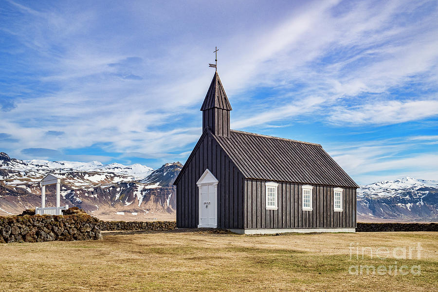 Budir Church, West Iceland #1 Photograph by Colin and Linda McKie
