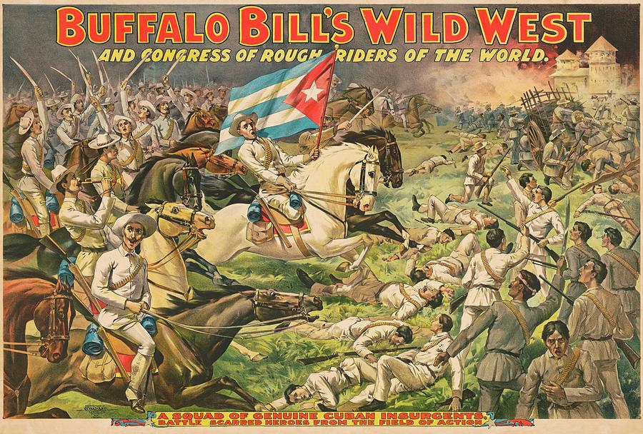 Buffalo Bills Wild West Painting by Vintage Pix - Fine Art America