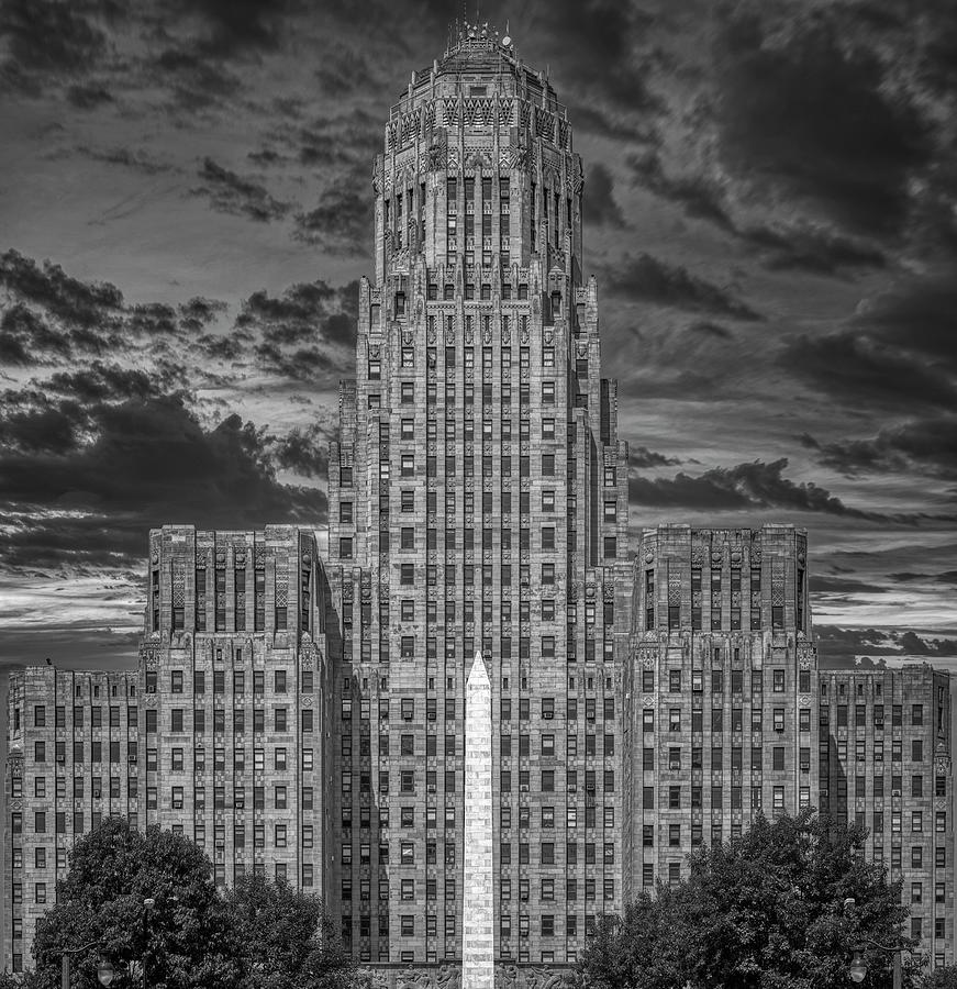Buffalo Photograph - Buffalo City Hall and the President William McKinley Monument #1 by Mountain Dreams