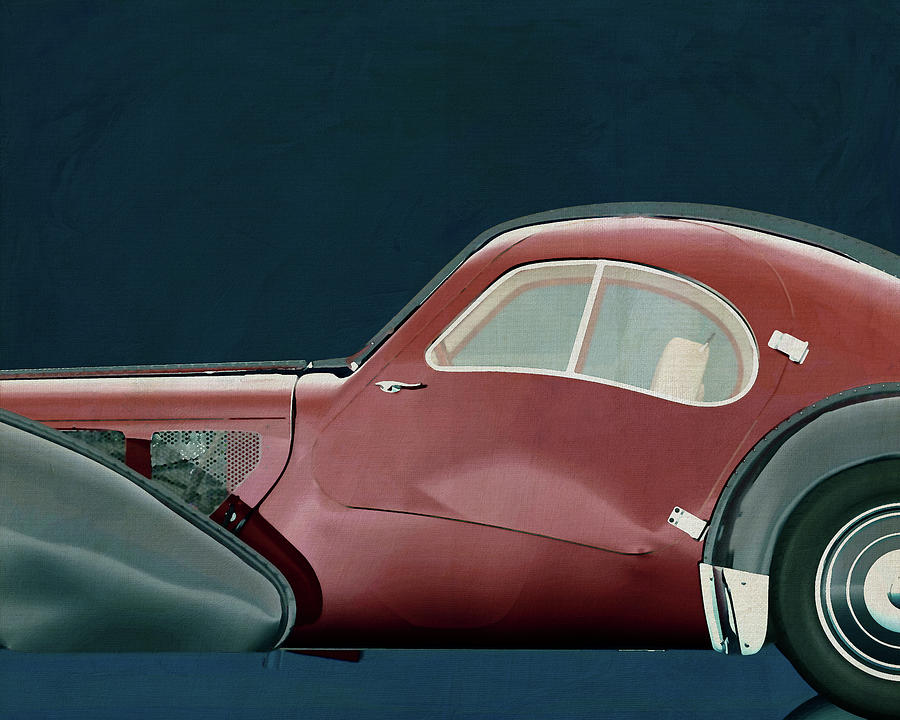 Bugatti Phoenix 57-SC Atlantic 1938 #1 Painting by Jan Keteleer
