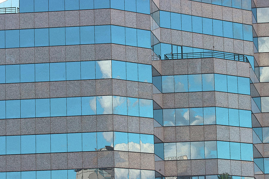 Building At Tempe Town Lake #1 Digital Art by Tom Janca
