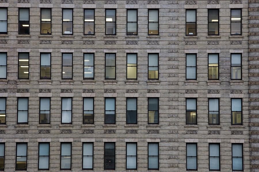 Building Windows #1 Photograph by Matthew Bamberg