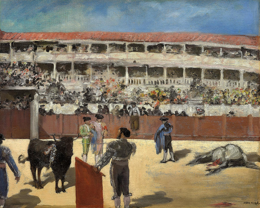 Edouard Manet Painting - Bullfight #1 by Edouard Manet