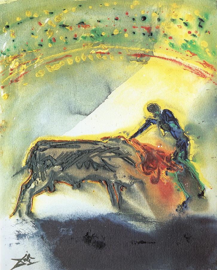 dali bull painting