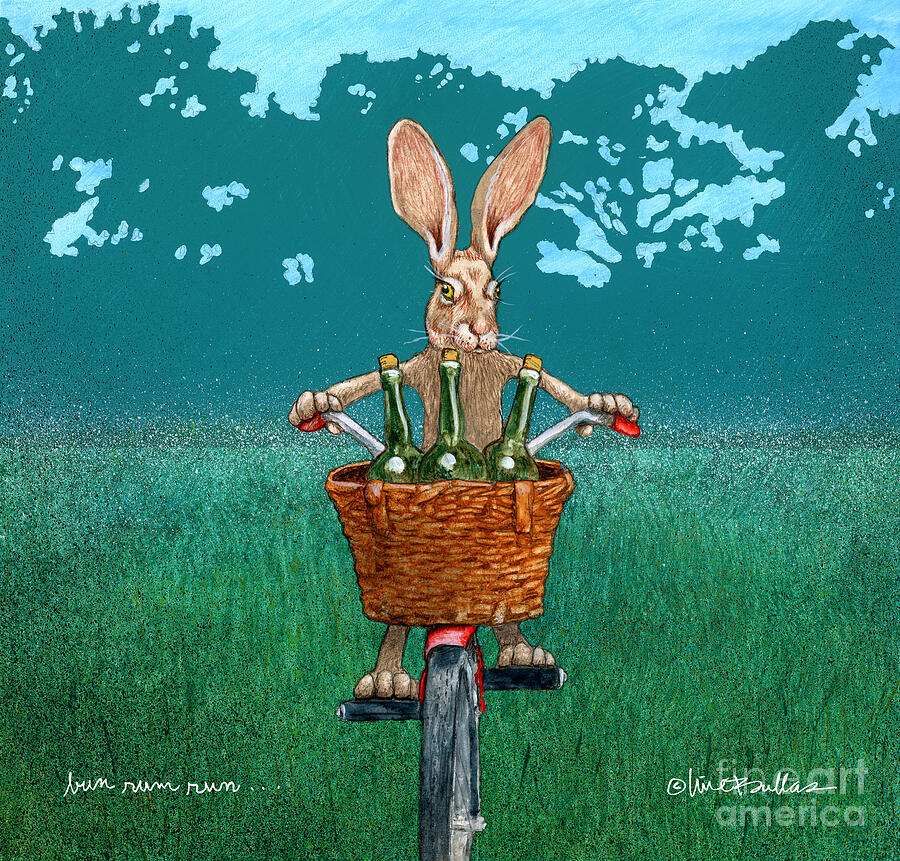 Bun Rum Run #1 Painting by Will Bullas Bun Rum Run #1 Painting by Will Bullas