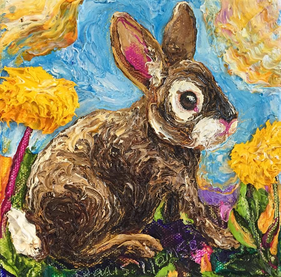 Bunny Rabbit #4 Painting by Paris Wyatt Llanso