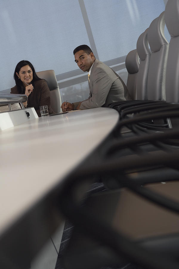 Businesspeople in conference room #1 Photograph by Comstock Images