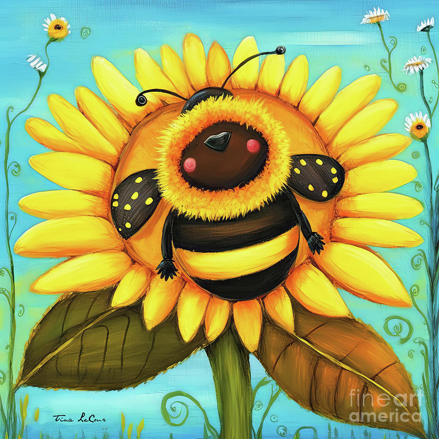 Busy Little Bee Painting