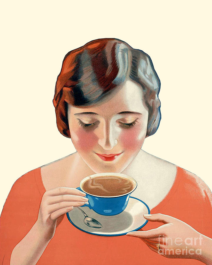 Coffee Digital Art - But First Coffee #1 by Madame Memento